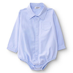 HelloBaby Uzun Kol Body, Mavi, 1 - 3 Ay