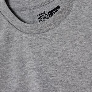 Erkek Bebek Uzun Kol Tshirt İnterlok Bisiklet Yaka Uzun Kol