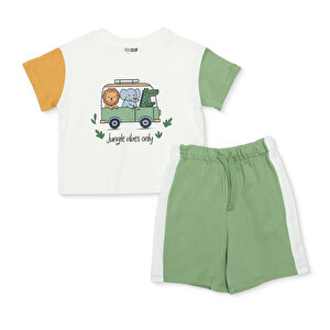 HelloBaby WILD FOREST T  Ekru, 6 - 9 Ay