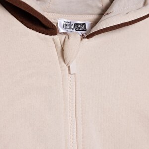 Erkek Bebek Woodland 1 Kapüşonlu Hırka Üç İplik Kapüşonlu Yaka Uzun Kol Erkek Bebek Woodland 1 Kapüşonlu Hırka Üç İplik Kapüşonlu Yaka Uzun Kol