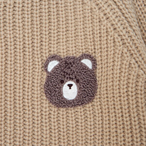 Erkek Bebek Woodland 2 Kazak Triko Bisiklet Yaka Uzun Kol