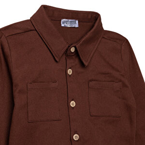 Erkek Bebek Woodland Boy 2 Gömlek Gabardin Uzun Kol Erkek Bebek Woodland Boy 2 Gömlek Gabardin Uzun Kol