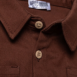 Erkek Bebek Woodland Boy 2 Gömlek Gabardin Uzun Kol Erkek Bebek Woodland Boy 2 Gömlek Gabardin Uzun Kol