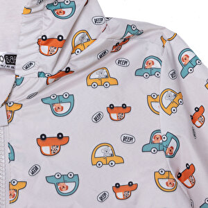 Erkek Bebek Yağmurluk Micro Kapüşonlu Yaka Uzun Kol Erkek Bebek Yağmurluk Micro Kapüşonlu Yaka Uzun Kol