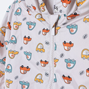 Erkek Bebek Yağmurluk Micro Kapüşonlu Yaka Uzun Kol Erkek Bebek Yağmurluk Micro Kapüşonlu Yaka Uzun Kol