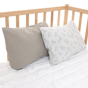 Erkek Bebek Yastık Kılıfı Poplin 35 x 45cm