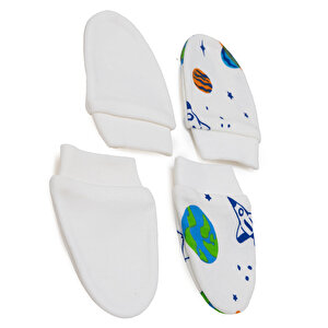 Erkek Bebek Yenidoğan 2'li Eldiven İnterlok Erkek Bebek Yenidoğan 2'li Eldiven İnterlok