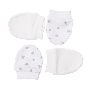 Erkek Bebek Yenidoğan Eldiven İnterlok