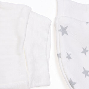 Erkek Bebek Yenidoğan Eldiven İnterlok