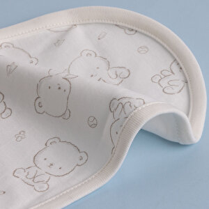 Erkek Bebek Yenidoğan Omuz Örtüsü İnterlok