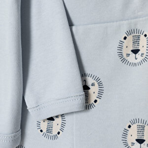 Erkek Bebek Yenidoğan Zıbın-Şapka-Patikli Alt İnterlok V Yaka Uzun Kol Patikli Paça Erkek Bebek Yenidoğan Zıbın-Şapka-Patikli Alt İnterlok V Yaka Uzun Kol Patikli Paça