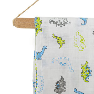 Erkek Desenli Müslin Battaniye Erkek Bebek