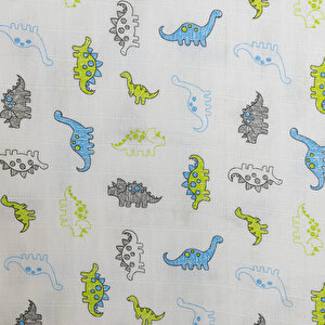 Erkek Desenli Müslin Battaniye Erkek Bebek