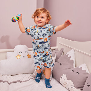 Erkek Kısa Tulum Erkek Bebek