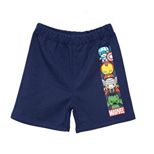 Marvel Erkek Şort, Lacivert, 3 Yaş