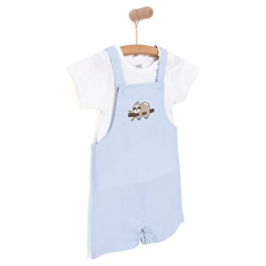 Yenidoğan Şort Salopet-Tshirt Yenidoğan Şort Salopet-Tshirt