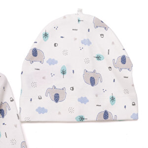 Erkek Bebek Yenidoğan Tulum Body Şapka %100 Pamuk Çıtçıtlı Bisiklet Yaka Uzun Kol Patikli Ekru Erkek Bebek Yenidoğan Tulum Body Şapka %100 Pamuk Çıtçıtlı Bisiklet Yaka Uzun Kol Patikli Ekru