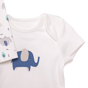 Erkek Bebek Yenidoğan Tulum Body Şapka %100 Pamuk Çıtçıtlı Bisiklet Yaka Uzun Kol Patikli Ekru Erkek Bebek Yenidoğan Tulum Body Şapka %100 Pamuk Çıtçıtlı Bisiklet Yaka Uzun Kol Patikli Ekru