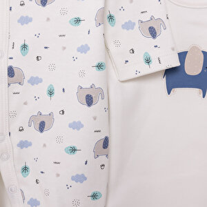 Erkek Bebek Yenidoğan Tulum Body Şapka %100 Pamuk Çıtçıtlı Bisiklet Yaka Uzun Kol Patikli Ekru Erkek Bebek Yenidoğan Tulum Body Şapka %100 Pamuk Çıtçıtlı Bisiklet Yaka Uzun Kol Patikli Ekru