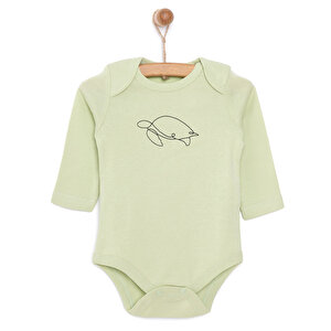 HelloBaby Erkek Uzun Kol Bo, Yeşil, 3 Ay