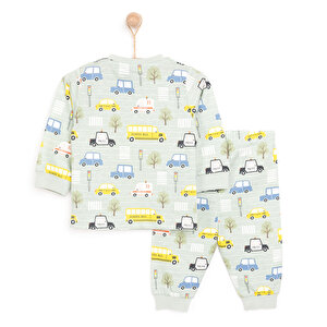 Erkek Uzun Kol Pijama Takımı Erkek Bebek