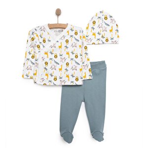 HelloBaby Erkek Zıbın-Şa, Bej, Yenidoğan