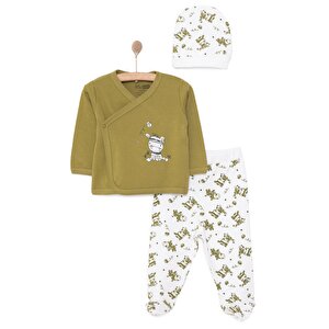 Erkek Zıbın-Şapka-Patikli Alt Erkek Bebek Erkek Zıbın-Şapka-Patikli Alt Erkek Bebek