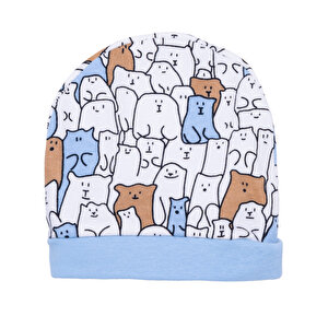 Erkek Zıbın-Şapka-Patikli Alt Erkek Bebek