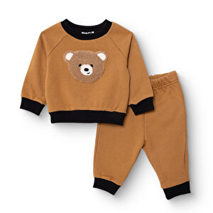 HelloBaby Eşofman, Kahverengi, 3 - 6 Ay