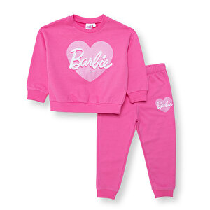 Barbie Eşofman Takımı, Pembe, 6 - 9 Ay