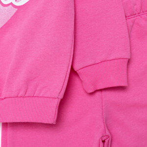 Kız Bebek Eşofman Takımı Bisiklet Yaka Uzun Kol Ribanalı Paça Kız Bebek Eşofman Takımı Bisiklet Yaka Uzun Kol Ribanalı Paça