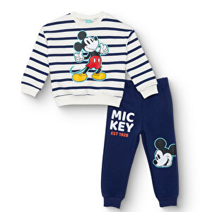 Disney Eşofman T, Ekru Baskılı, 6 - 9 Ay