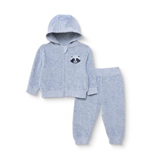 HelloBaby Eşofman, Gri Melanj, 6 - 9 Ay