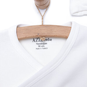 Erkek Bebek Yenidoğan 5'li Hastane Çıkışı %100 Pamuk Çıtçıtlı Yaka Uzun Ko Patikli Ekru Erkek Bebek Yenidoğan 5'li Hastane Çıkışı %100 Pamuk Çıtçıtlı Yaka Uzun Ko Patikli Ekru