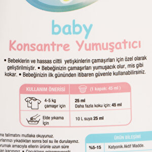 Life by Fakir Baby %100 Bitkisel Konsantre Yumuşatıcı 1500 ml  (60 yıkama)