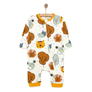 Hellobaby Fermuarlı Patiksiz, Ekru, 6 Ay