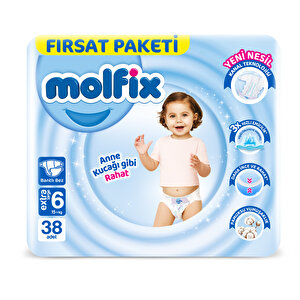 Molfix Fırsat Paketi 6 Beden 38 Adet
