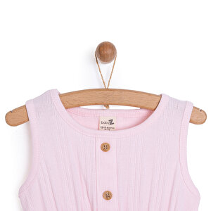 Kız Bebek Elbise Jakar Örme Düğme First Holiday Bisiklet Yaka Kısa Kol Pembe Kız Bebek Elbise Jakar Örme Düğme First Holiday Bisiklet Yaka Kısa Kol Pembe