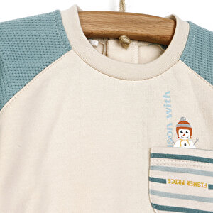 Fun Times Sweatshirt-Patiksiz Alt Erkek Bebek