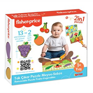Fisher Price Tak Çıkar Puzzle Meyve Sebz