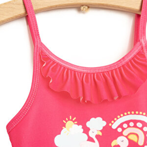 Flamingo Desenli Mayo Kız Bebek Flamingo Desenli Mayo Kız Bebek