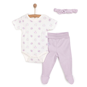 Bebetto Flowers Kız Ban, Lila, Yenidoğan