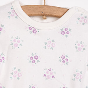 Flowers Kız Bandana-Body-Alt Kız Bebek Flowers Kız Bandana-Body-Alt Kız Bebek