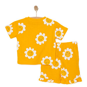 Flowers Kız Tshirt-Şort Kız Bebek