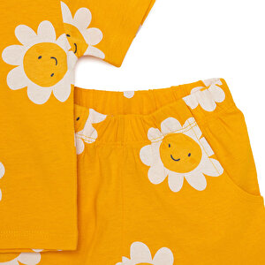 Flowers Kız Tshirt-Şort Kız Bebek