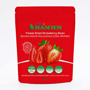 HAMMM Freeze Dried Çilek Dilimleri 15 gr