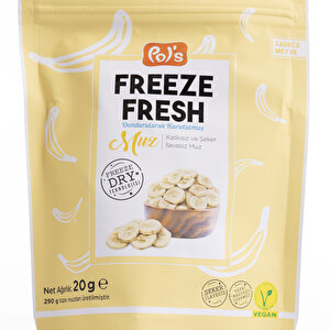 Freeze Fresh Dilim Muz 20 gr Freeze Fresh Dilim Muz 20 gr