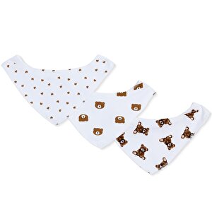 Fular Havlulu Mama Önlük 3'lü Ayıcık