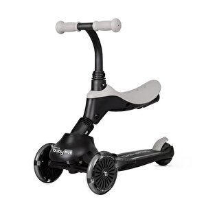 Funride 5in1 Işıklı Scooter-bej Funride 5in1 Işıklı Scooter-bej