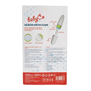 baby co Sıkma Silikon Mama Kaşığı